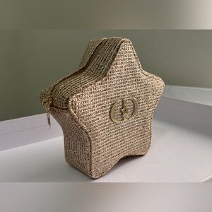 New,limited edition Dior holiday 2025 Gold Star cosmetic pouch